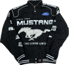 Vintage Jeff Hamilton Ford Mustang Racing NASCAR Jacket (S)