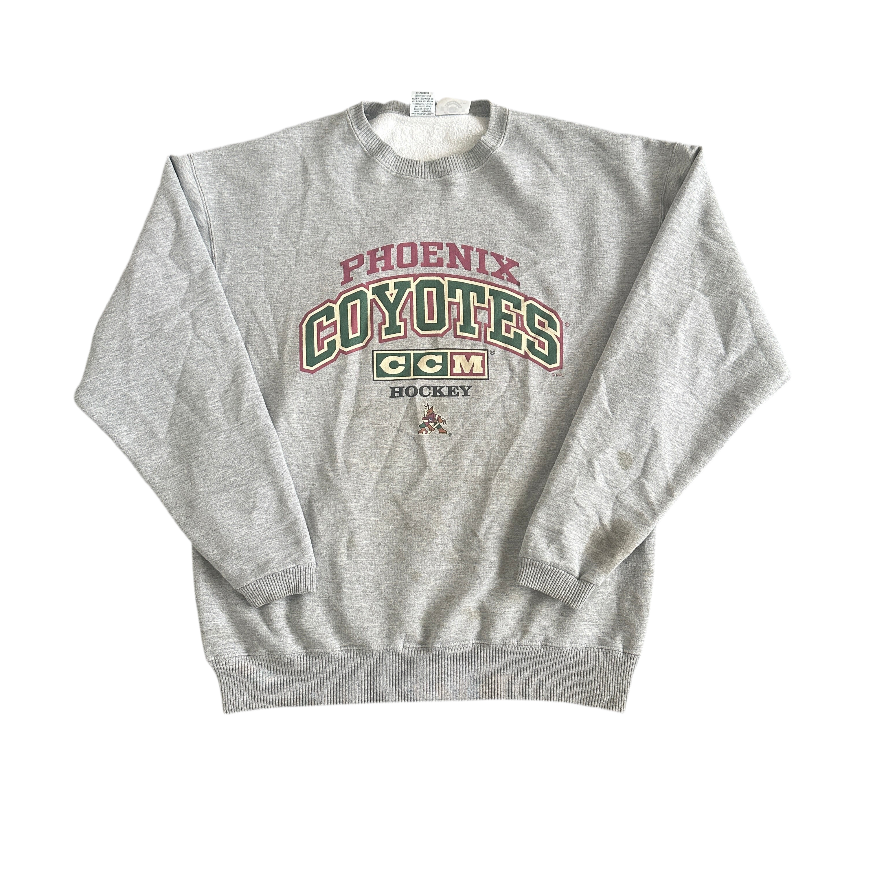 Vintage Phoenix Coyotes NHL Hockey Sweatshirt (L)