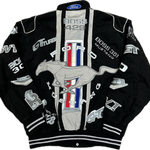 Vintage Jeff Hamilton Ford Mustang Racing NASCAR Jacket (S)