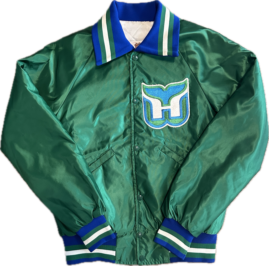 Vintage Hartford Whalers NHL Hockey Starter Jacket (M)