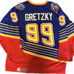 Vintage St Louis Blues NHL Hockey Gretzky Jersey (XL)
