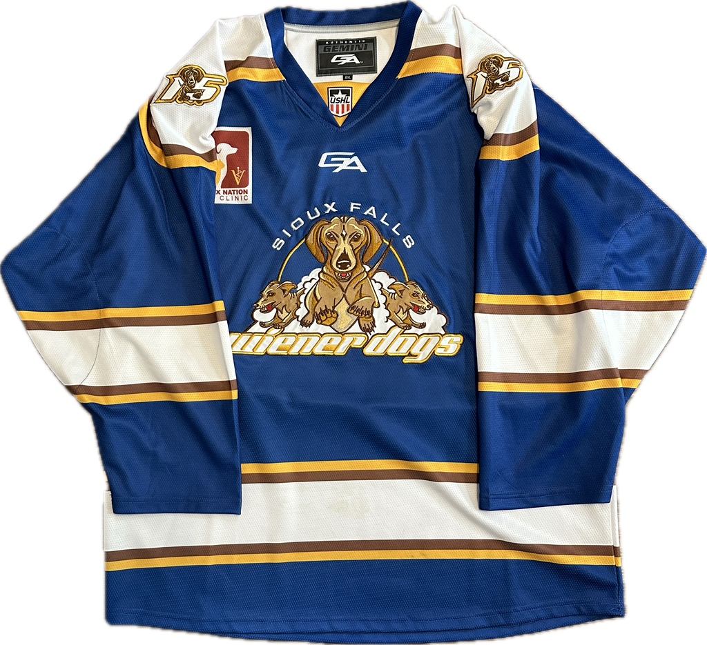 Sioux Falls Stampede Weiner Dog Night Hockey Jersey