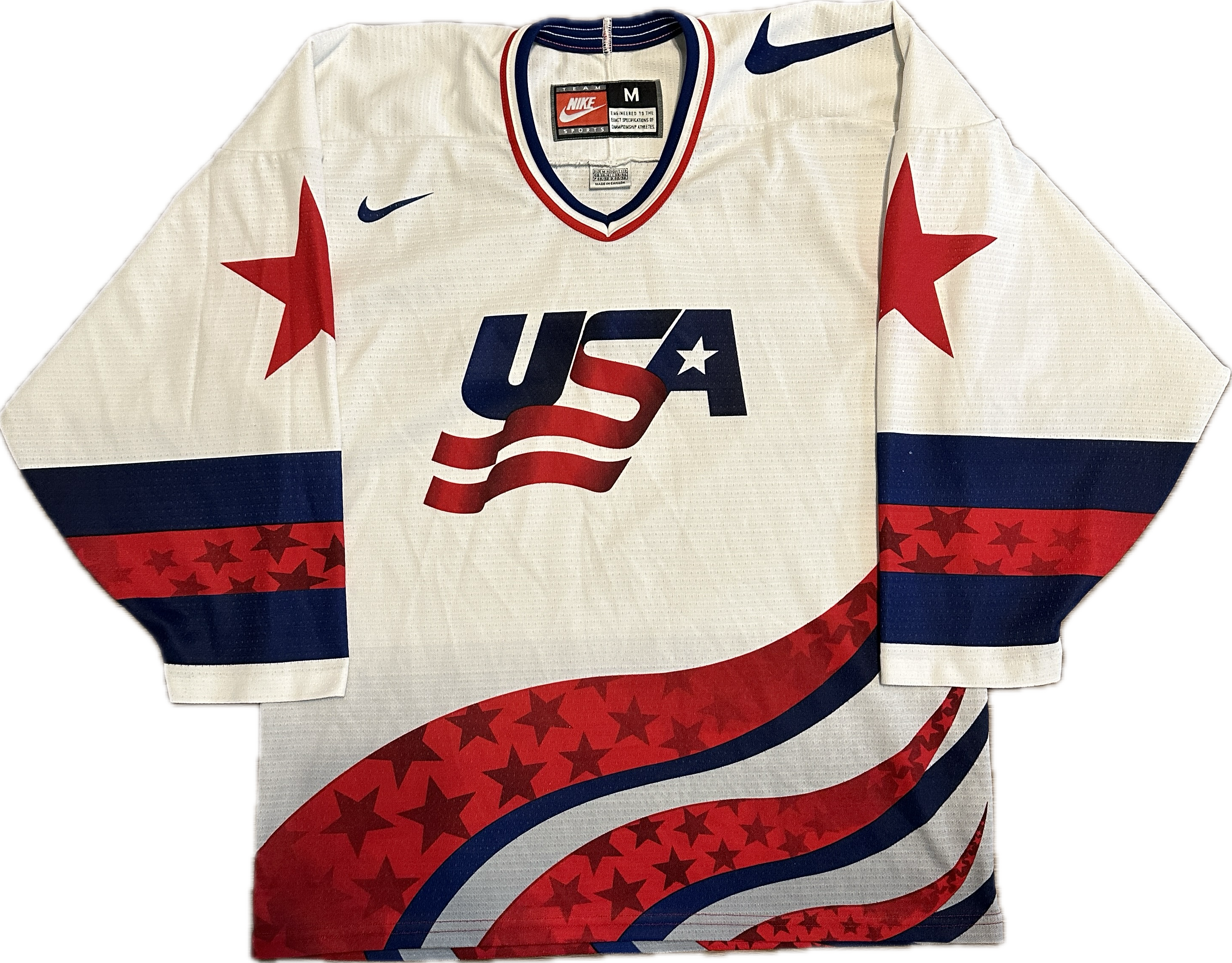 Vintage USA IIHF Hockey Jersey (M)