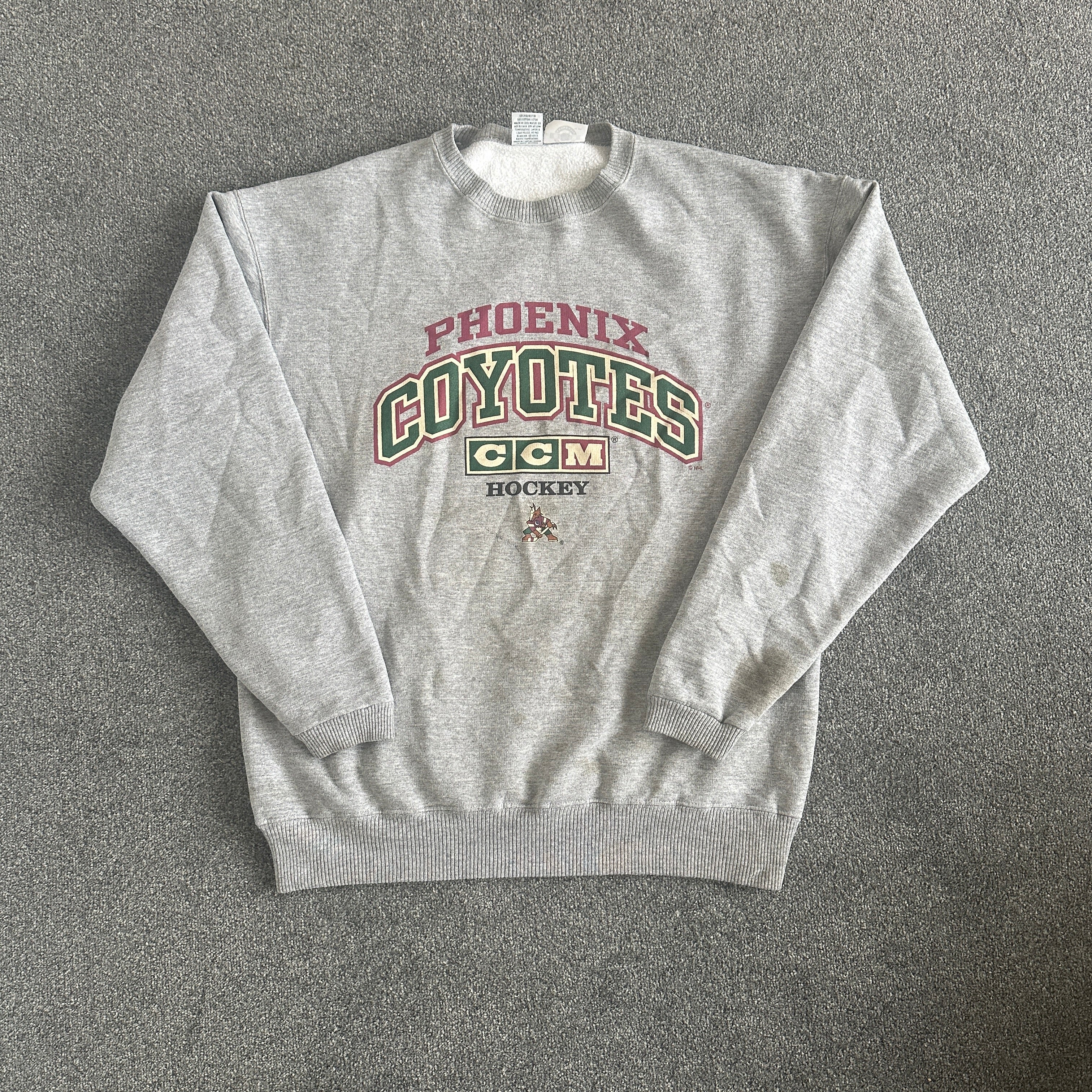 Vintage Phoenix Coyotes NHL Hockey Sweatshirt (L)