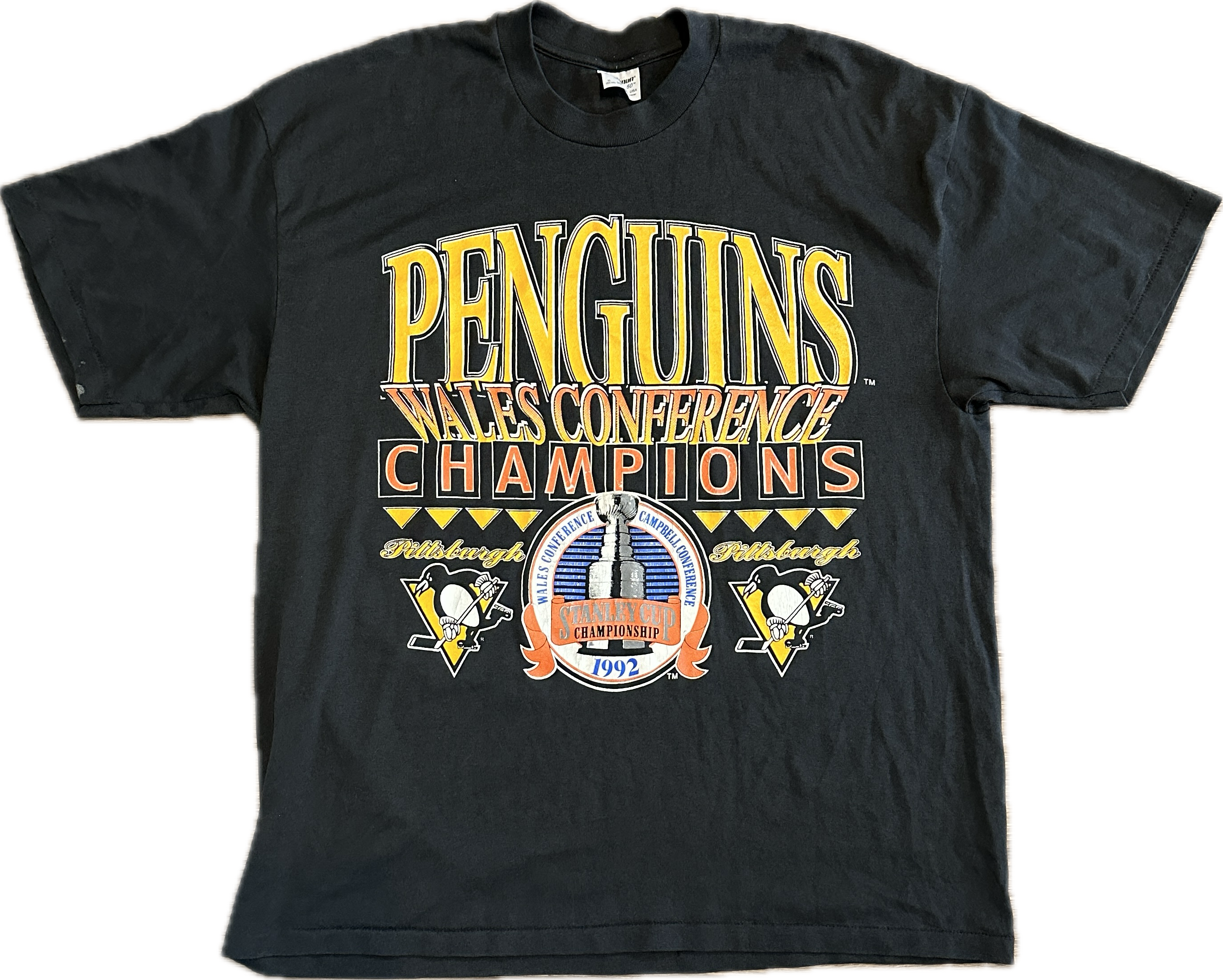 Vintage Pittsburgh Penguins NHL Hockey T-Shirt (XL)