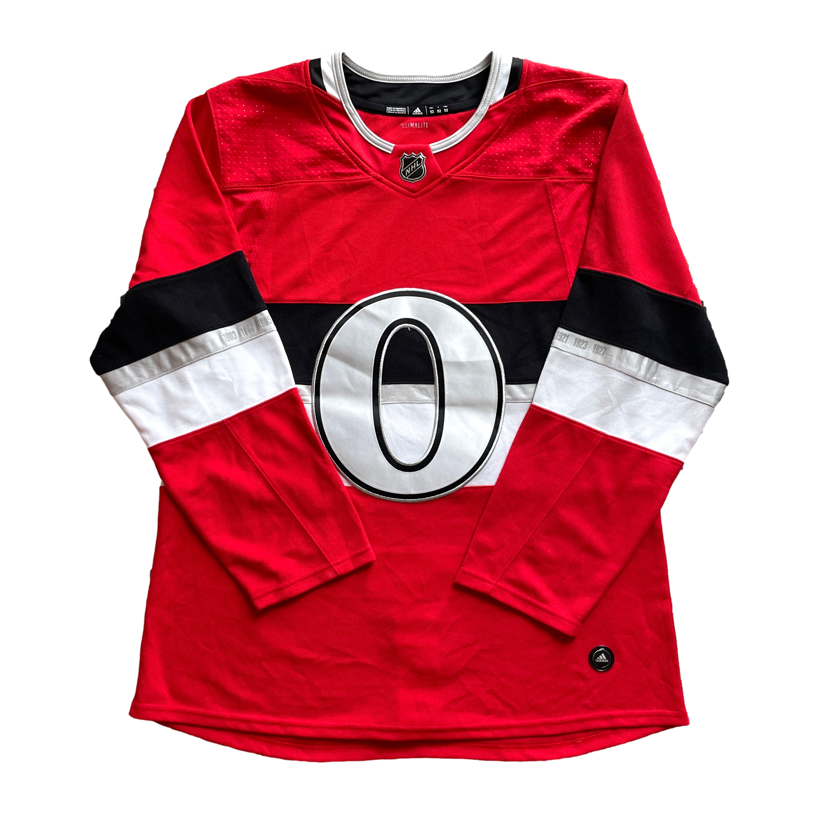 Ottawa Senators NHL Hockey Jersey 52 Slapshot Vintage
