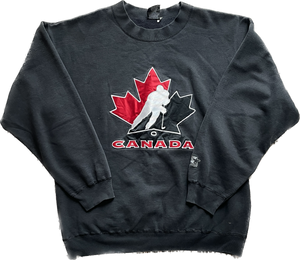 Vintage Canada IIHF Hockey Sweatshirt (XL)