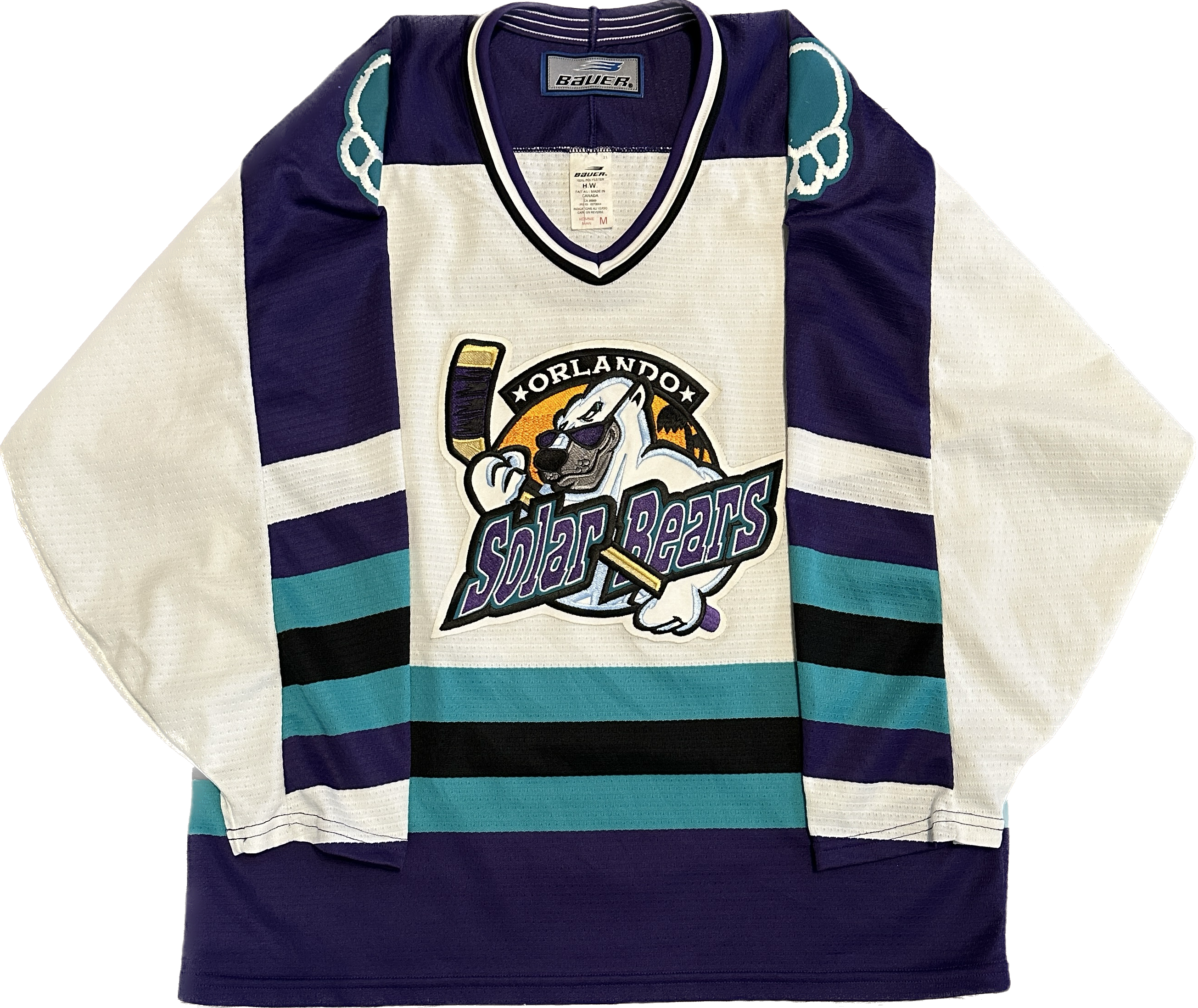 Vintage Orlando Solar Bears ECHL Hockey Jersey (M)