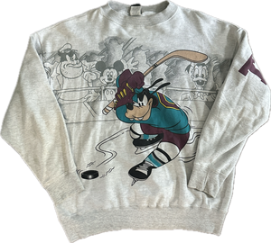 Vintage Disney Goofy Hockey Sweatshirt (L)