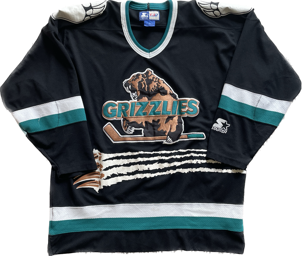 Vintage Denver Utah Grizzlies IHL Hockey Jersey (M)