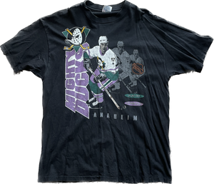 Vintage Anaheim Mighty Ducks NHL Hockey T Shirt (XL)