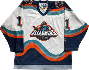 Vintage New York Islanders Fisherman NHL Hockey Jersey (L)