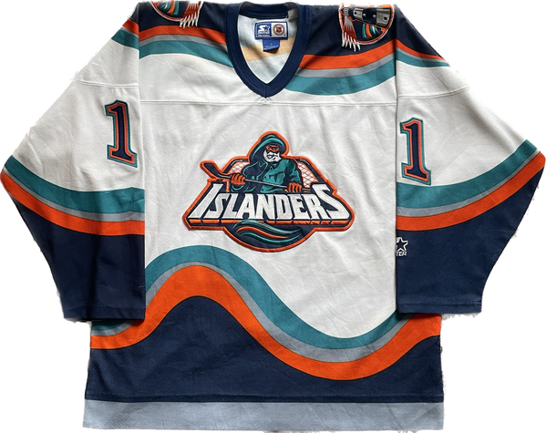 Vintage New York Islanders Fisherman NHL Hockey Jersey L Slapshot Vintage