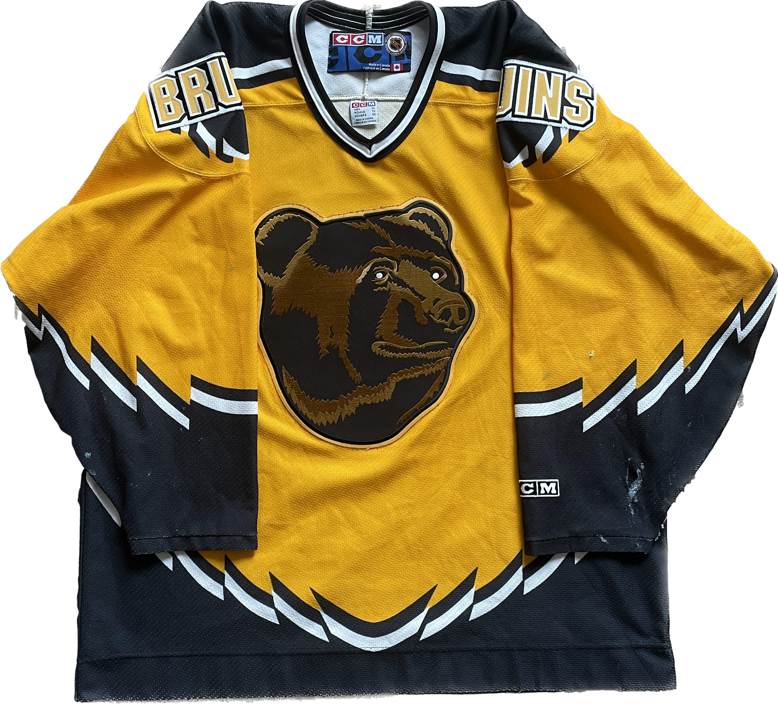 Vintage Boston Bruins NHL Hockey Jersey (XL)