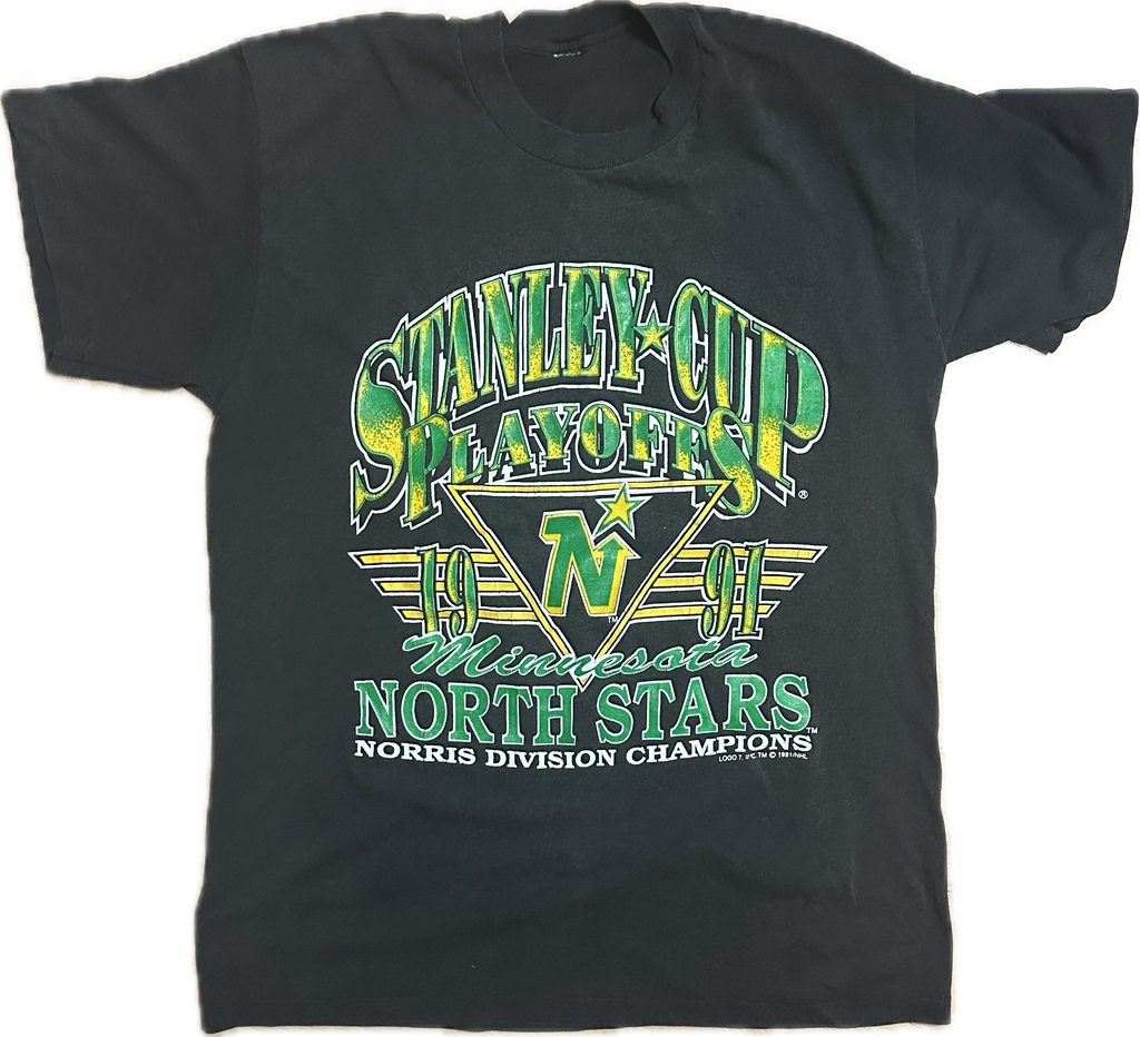 Vintage Minnesota North Stars NHL Hockey T Shirt (S)