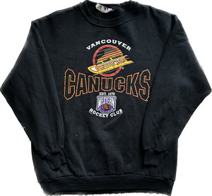 Vintage Vancouver Canucks NHL Hockey Sweatshirt (L)