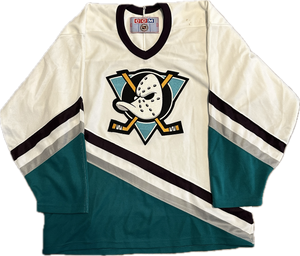 Vintage Anaheim Mighty Ducks NHL Hockey Jersey (L)