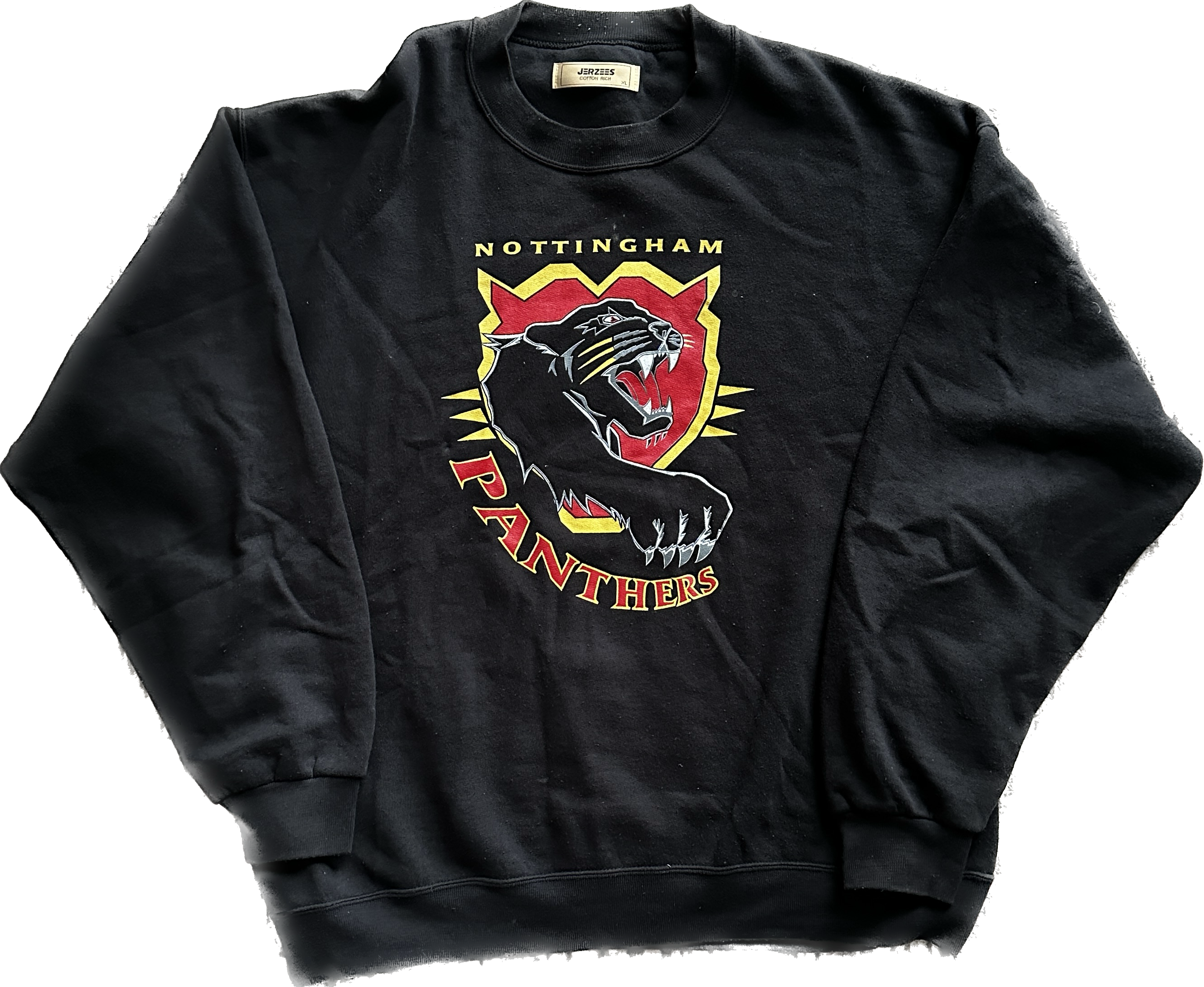 Vintage Nottingham Panters EIHL Hockey Sweatshirt (XL)