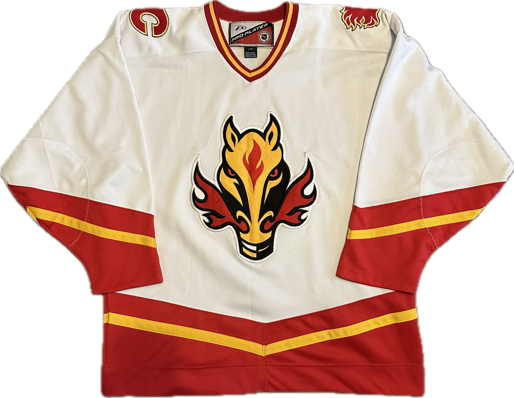 Vintage Calgary Flames NHL Hockey Jersey (XL)