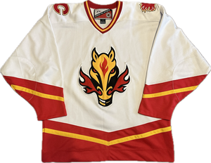 Vintage Calgary Flames NHL Hockey Jersey (XL)