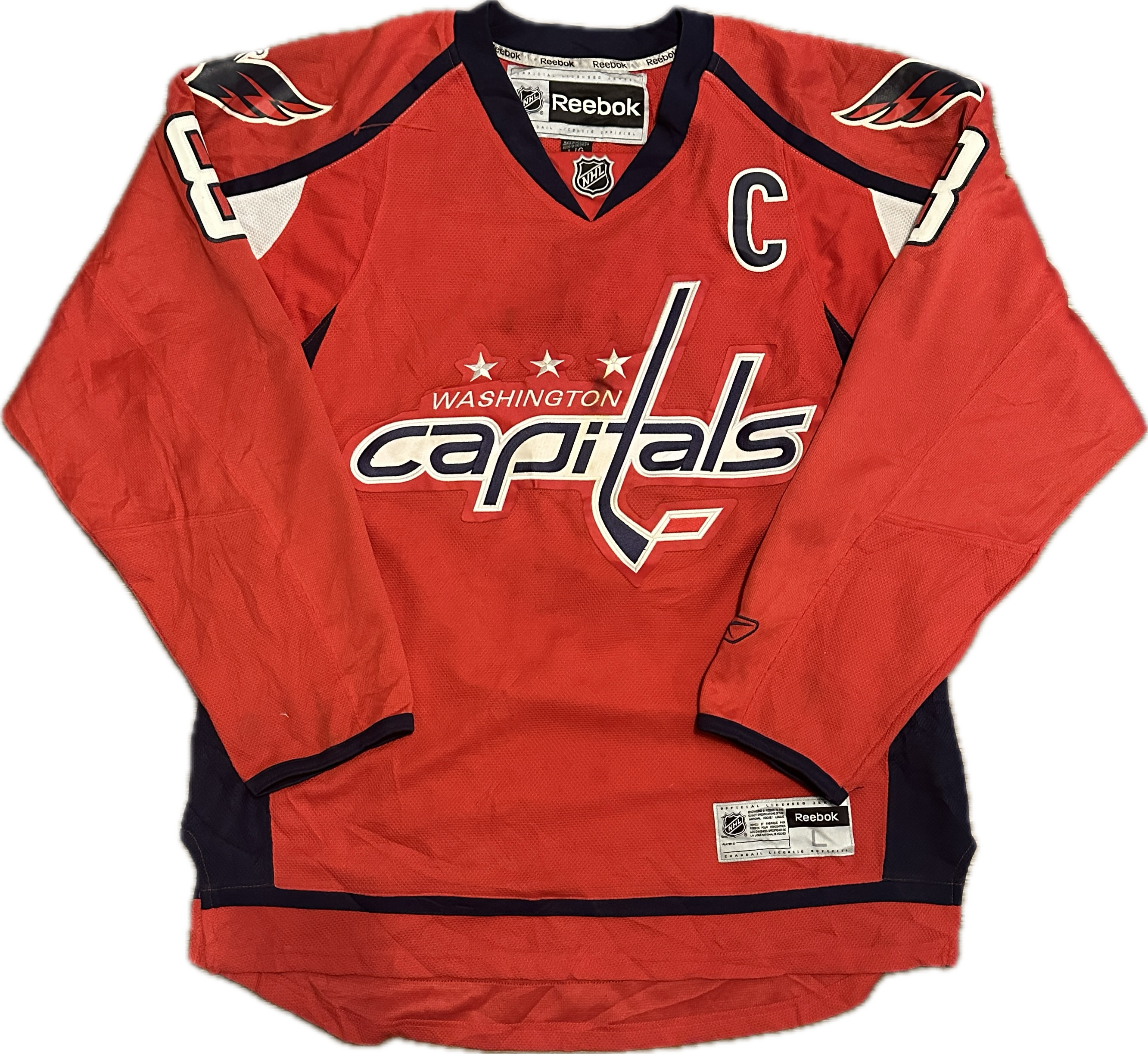 Washington Capitals NHL Hockey Jersey (L)