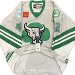 San Antonio Rampage AHL St Patrick's Day Game Worn Hockey Jersey (56)