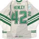 San Antonio Rampage AHL St Patrick's Day Game Worn Hockey Jersey (56)