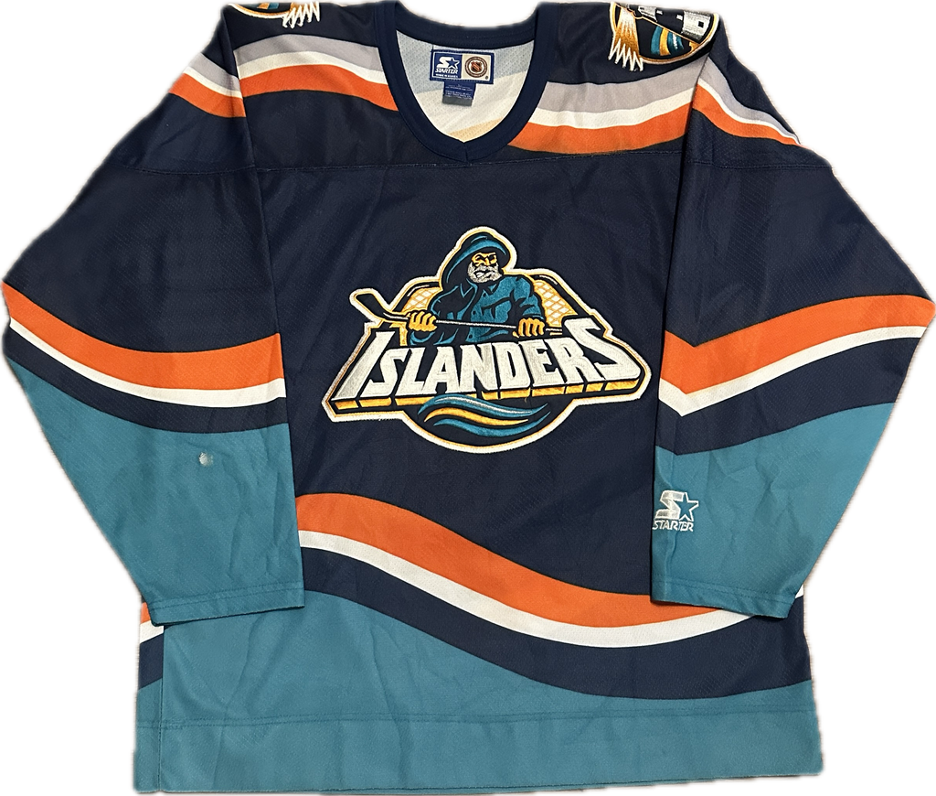 Vintage New York Islanders Fisherman NHL Hockey Jersey (L)