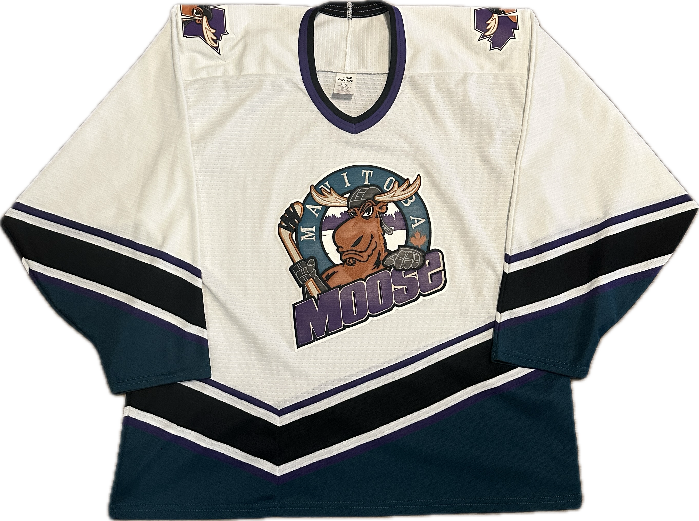 Vintage Manitoba Moose IHL Hockey Jersey (L)