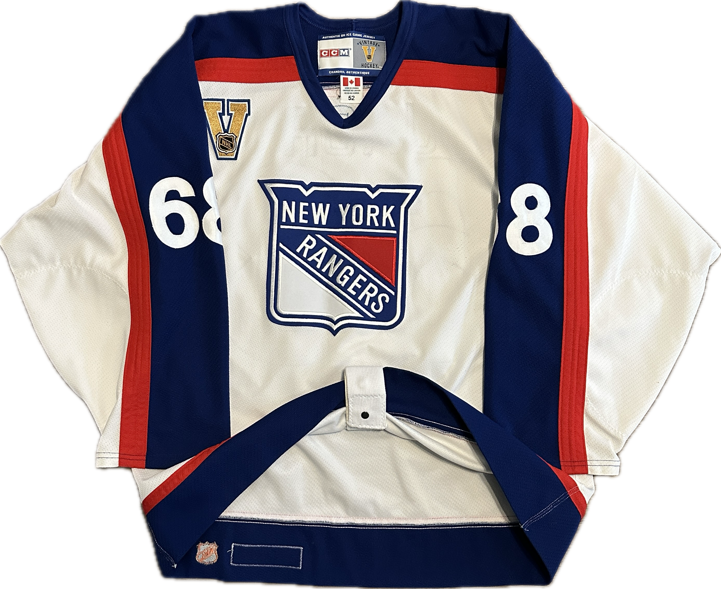 New York Rangers NHL On Ice Authentic Hockey Jersey (52)