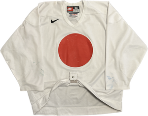 Vintage Japan IIHF Olympics Team Issue Hockey Jersey (54)