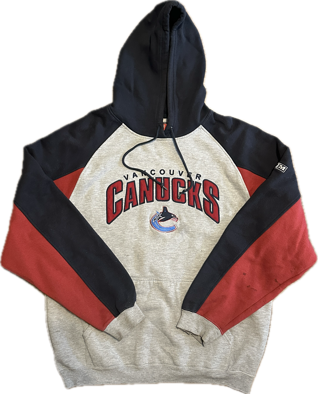 Vintage Vancouver Canucks NHL Hockey Hoodie (L)