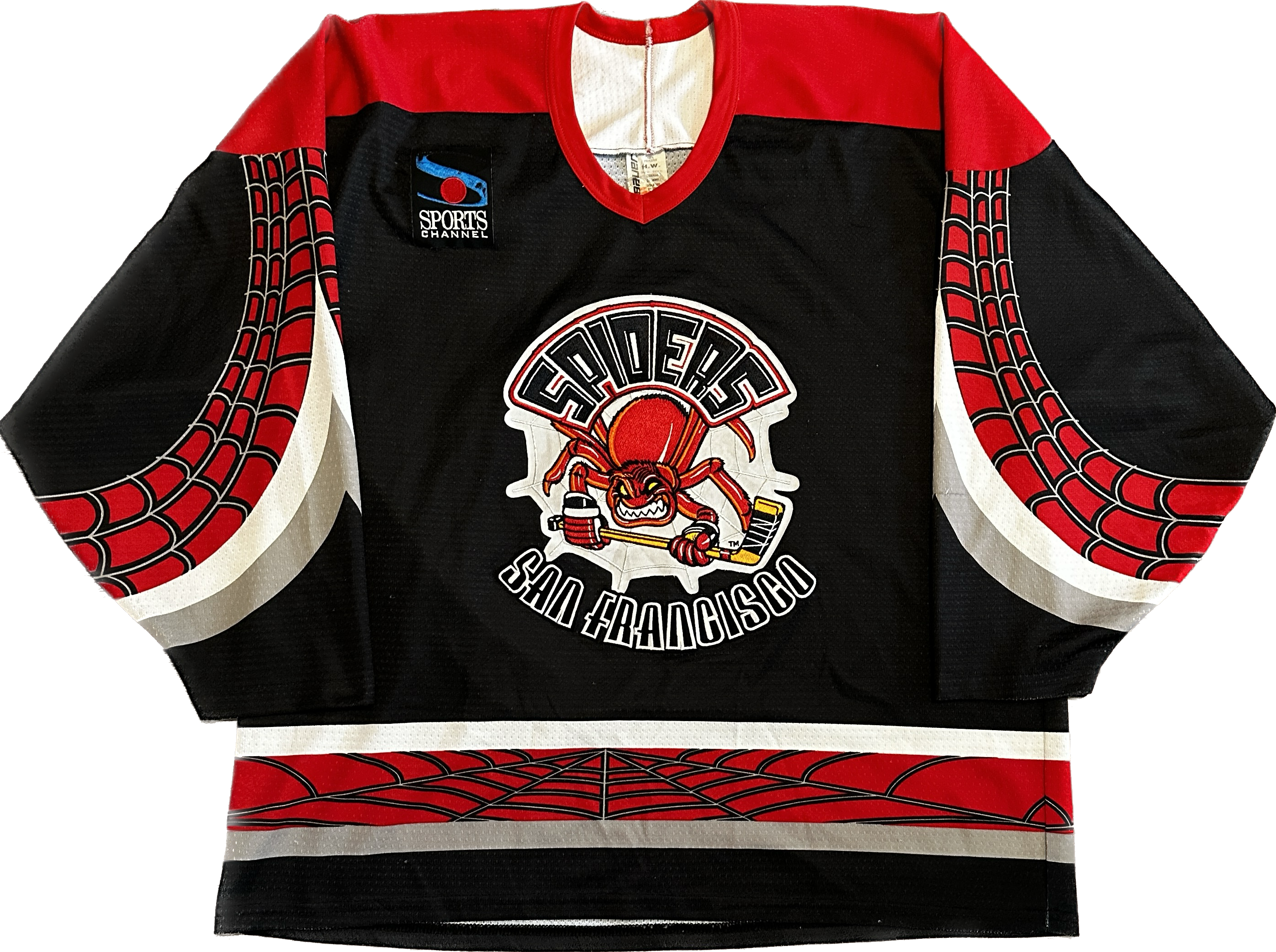 Vintage San Francisco Spiders Hockey Jersey (XXL)