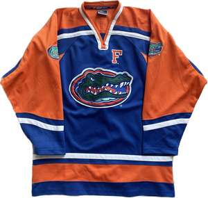 Vintage University of Florida Gators NCAA Hockey Jersey (L)