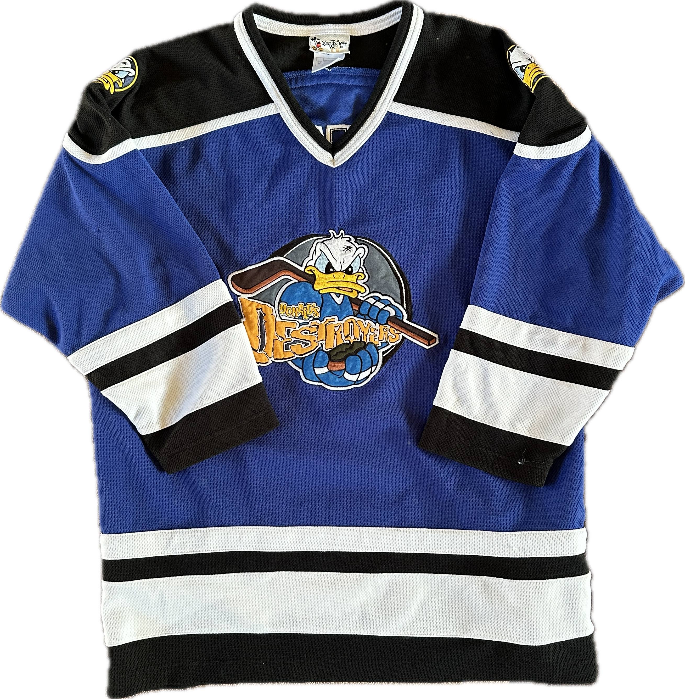 Vintage Disney Donald Duck Hockey Jersey (M)