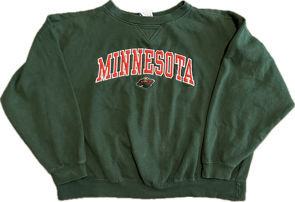 Vintage Minnesota Wild NHL Hockey Sweatshirt (L)