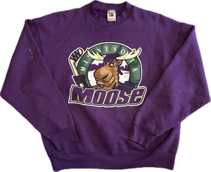 Vintage Minnesota Moose IHL Hockey Sweatshirt (XL)