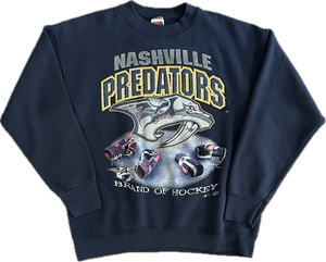 Vintage Nashville Predators NHL Hockey Sweatshirt (M)