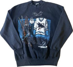 Vintage San Jose Sharks NHL Hockey Sweatshirt (M)