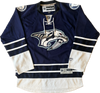 Vintage Nashville Predators Checkboard Alternate NHL Hockey Jersey (M)