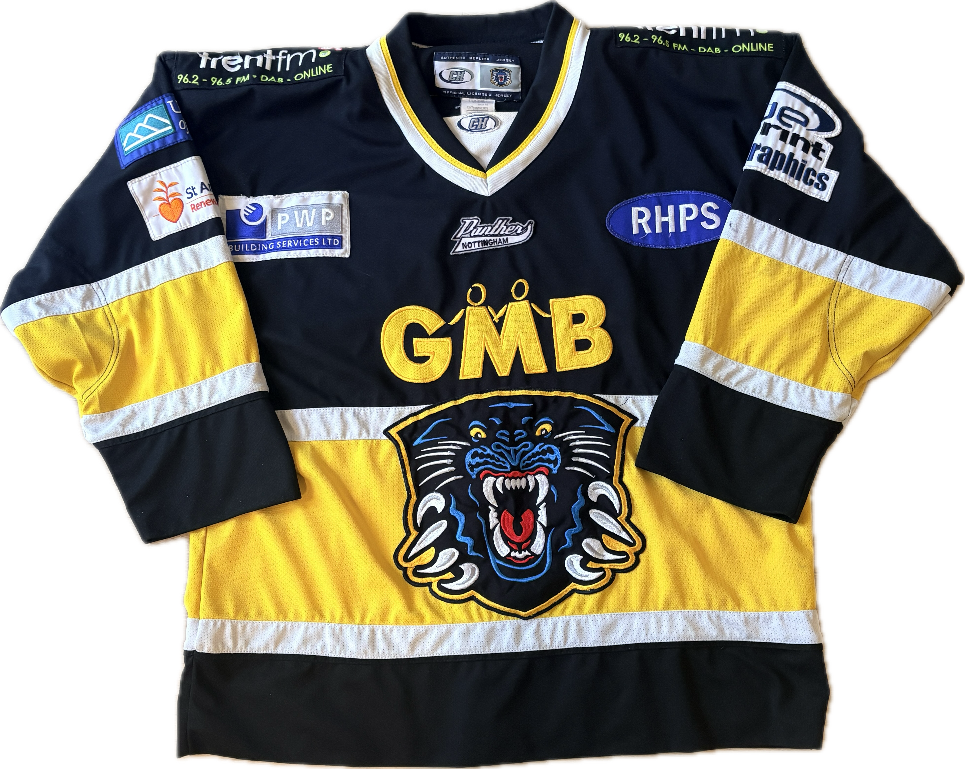 Vintage Nottingham Panthers EIHL Hockey Jersey (L)