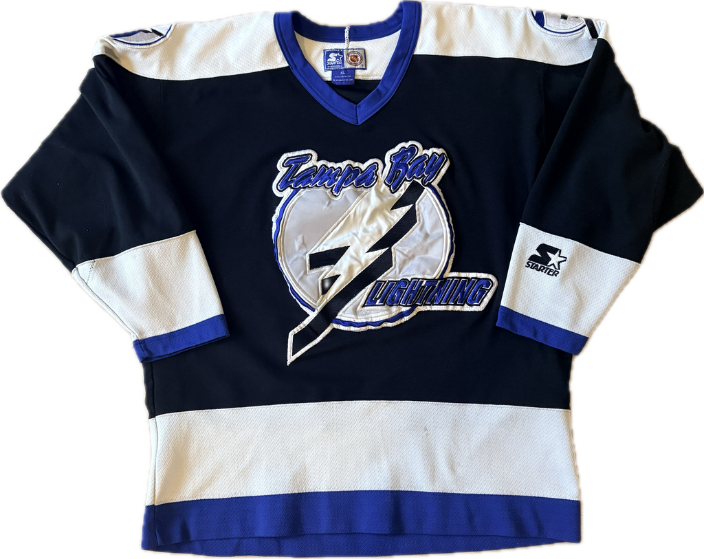 Vintage Tampa Bay Lightning NHL Hockey Jersey (XL)