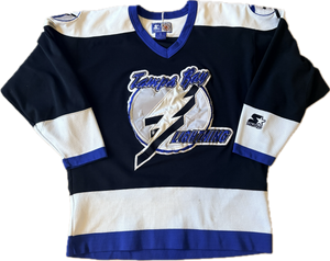 Vintage Tampa Bay Lightning NHL Hockey Jersey (XL)
