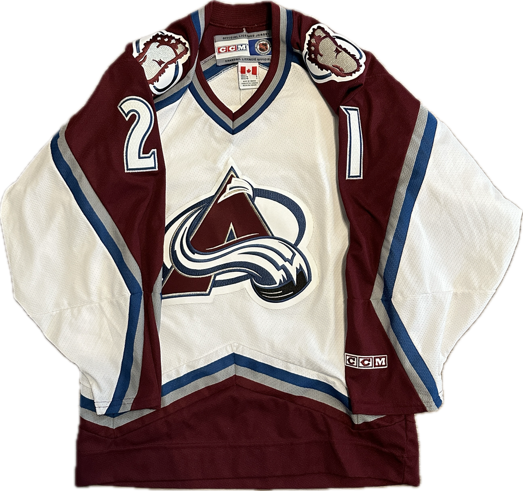 Vintage Colorado Avalanche NHL Hockey Jersey (S)