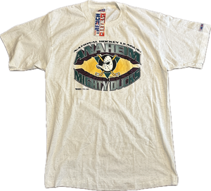 Vintage Anaheim Mighty Ducks NHL Hockey T-Shirt (XL)