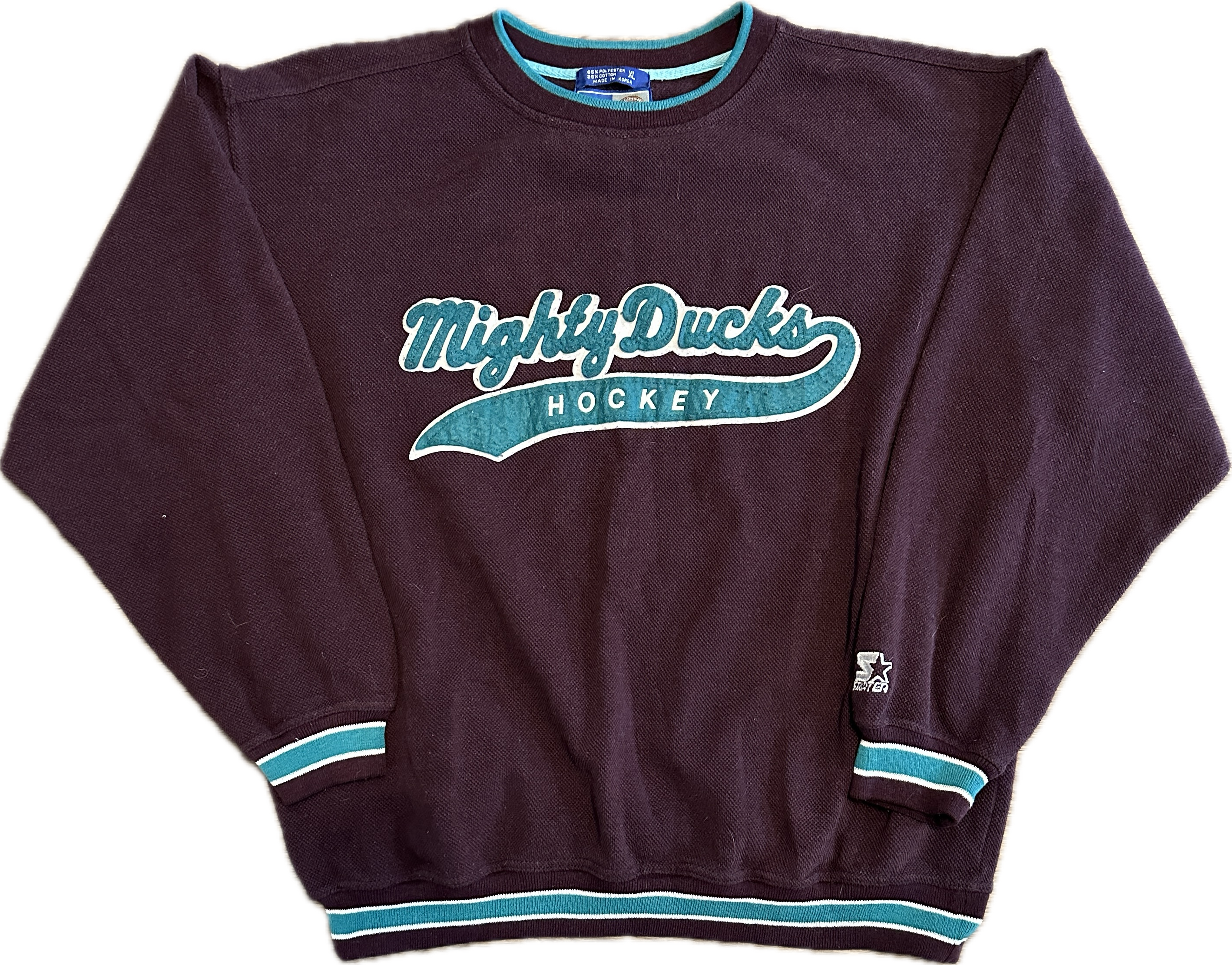 Vintage Anaheim Mighty Ducks NHL Hockey Sweatshirt (XL)