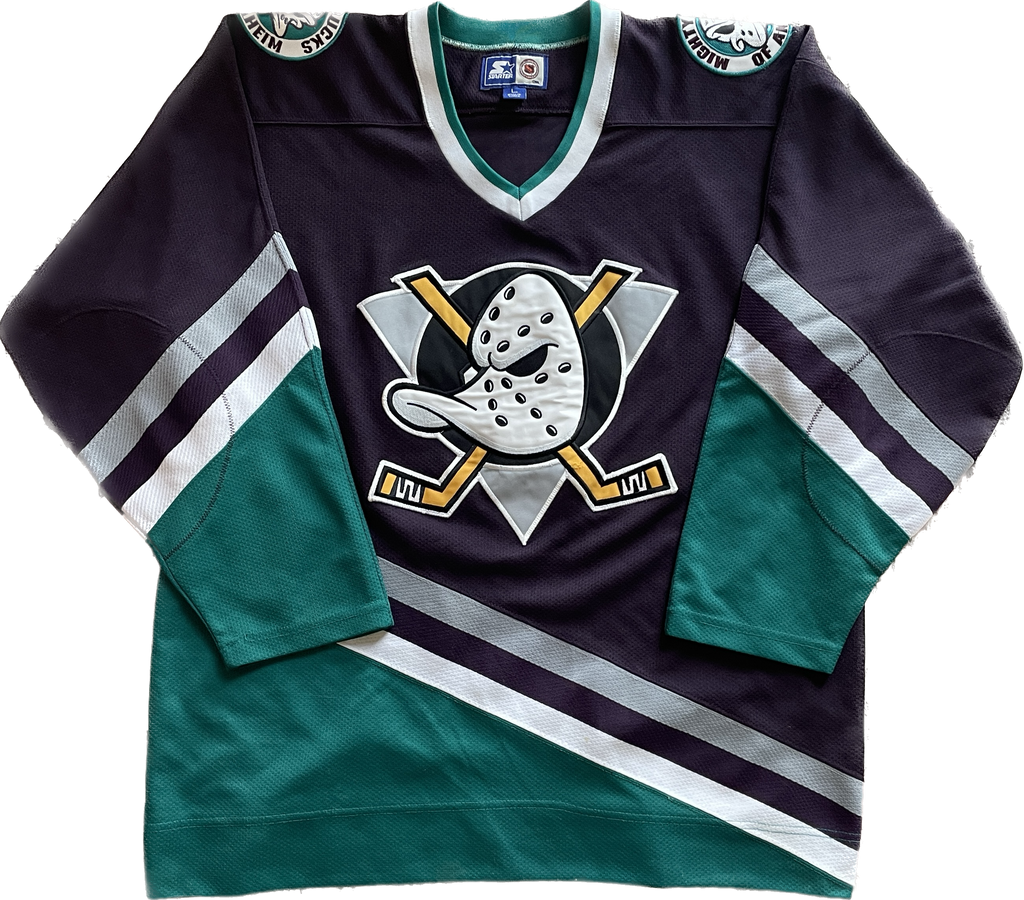 Vintage Anaheim Mighty Ducks NHL Hockey Jersey (L)