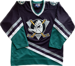 Vintage mighty ducks outlet jersey