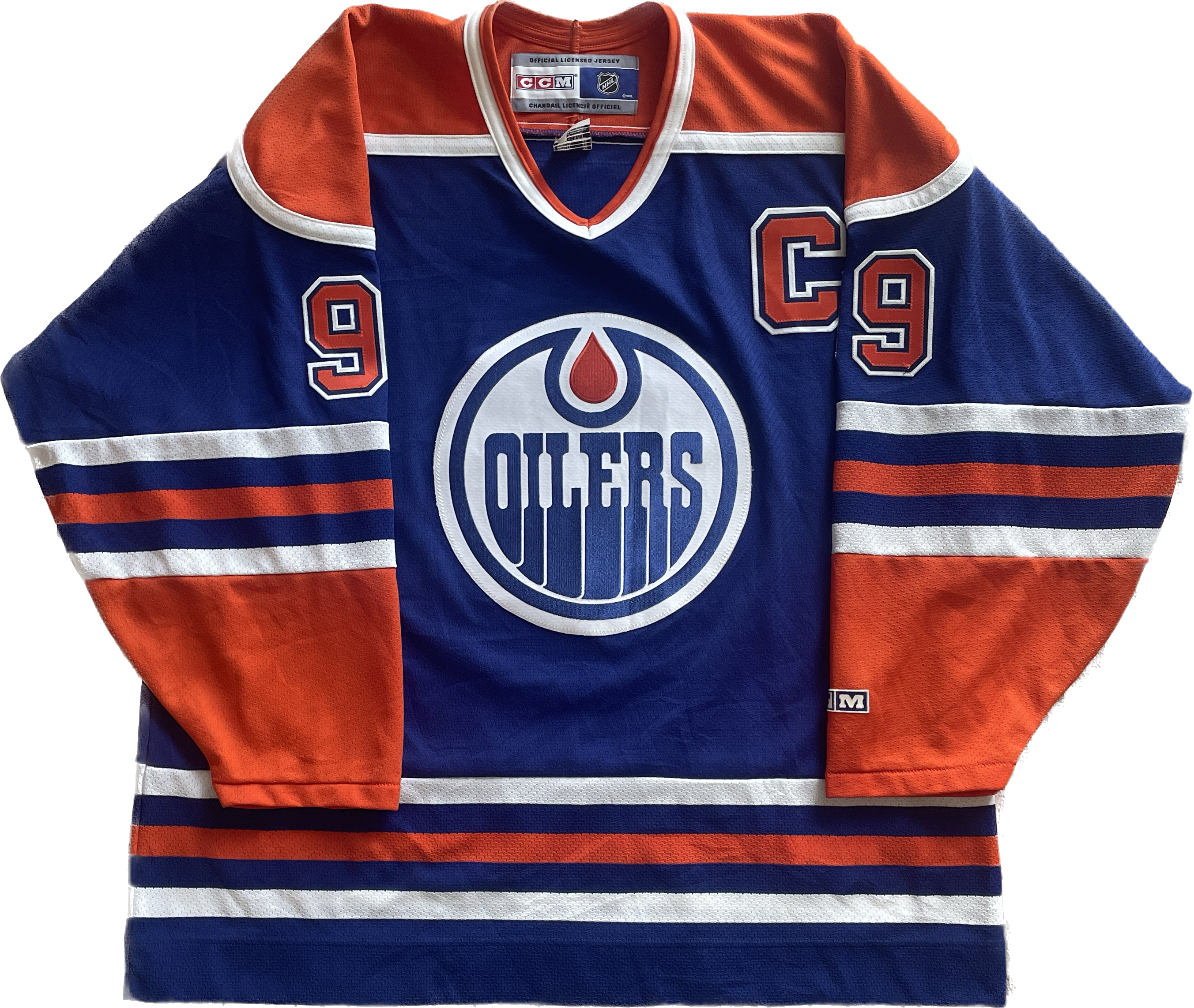 Vintage Edmonton Oilers NHL Hockey Jersey (XL)