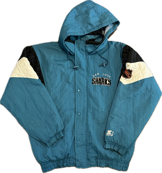 Vintage San Jose Sharks NHL Hockey Starter Jacket (L) – Slapshot
